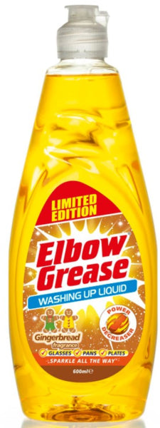Elbow Grease Washing Up Liquid 600ml (Scent Options) Elbow Grease Washing Up Liquid 600ml (Scent Options)